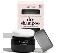 Kitsch Volumising Rice Protein Dry Shampoo - Dark Tinted Powder 8g