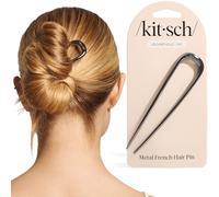 Kitsch French Hair Pin for Women 1pc - Hematite