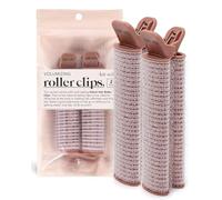 Kitsch Instant Volumizing Hair Clips for Women - Roller Clips for Volume, Curls & Root Lift for All Hair Types, Volumizing Hair Root Clips for Effortless Curl That Last, Easy to Use - 2pcs Terracotta