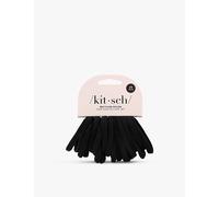 Kitsch Kitsch Black Pack Of 20 Elasticated Hair Ties Black
