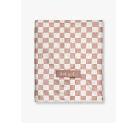 Kitsch Kitsch Check-Print Extra-Large Quick-Dry Hair Towel Terracotta