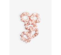 Kitsch Kitsch Satin Sleep Scrunchy Set Of Five Blush