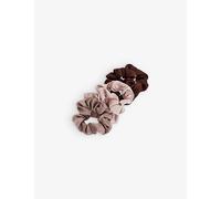 Kitsch Kitsch Satin Sleep Scrunchy Set Of Five Cameo
