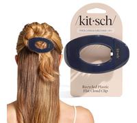Kitsch Large Flat Claw Clips for Women - Stylish Flat Hair Clips for Women, Strong Hold for Thick & Fine Hair | Non-Slip for Secure, Comfortable All-Day Wear - Blue Orchid