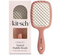 Kitsch Lightweight Hair Brush - Vented for Women, Men & Toddlers | All Types of Hair Bristles | Easy-Hold & Blow-Dry Brush - Terracotta
