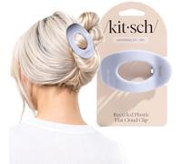 Kitsch Medium Flat Claw Clips for Women - Hydrangea Breeze