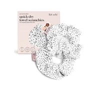 Kitsch Microfiber Hair Towel Scrunchie - Soft Large Scrunchies for Women - Scrunchies for Girls - Scrunchies for Thick Hair - Highly Absorbent Towels - Big Scrunchies for All Hair Types - 2 pcs - Dot