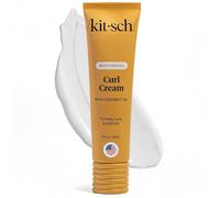 Kitsch Moisturizing Curl Cream for Curly Hair - Lightweight Curly Hair Products for Men & Women | Defines Curls, Controls Frizz & Boosts Shine | Hydrating Curling Cream - Ideal Gifts for Women