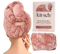 Kitsch Plush Microfiber Hair Towel Wrap for Women - Terracotta
