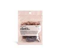 Kitsch Pro No Snag Mini Gummy Elastic Hair Bands For Hair Styling, Braids, Ponytails, Hair Ties for Toddlers, 100 Pcs in a Pack (100 Count (1 Pack), Brown)