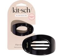 Kitsch Recycled Plastic Small Flat Cloud Clip - Black