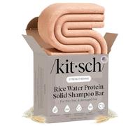 Kitsch Rice Water Shampoo Bar for Hair Growth 91g - Strengthening Hair Bar Shampoo for Men and Women - Reduce Breakage, Boosts Shine - Paraben, Silicone & Sulfate-Free, Vegan Hair Care