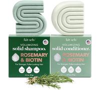 Kitsch Rosemary & Biotin Hair Thinning Kit - 2 Volume Rods and Conditioner for Hair Growth and Thickening - Paraben Free