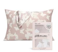 Kitsch Satin Pillowcase for Hair & Skin - Softer Than Silk Pillow Cases, Cooling Satin Pillow Case, Wrinkle-Free, Machine Washable, Pillow Cases Standard Size 48x66 cm - Champagne Butterfly