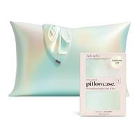 Kitsch Satin Pillowcase with Zipper for Hair & Skin - Softer Than Silk Pillow Cases, Smooth Cooling Satin Pillow Case, Wrinkle-Free, Machine Washable - Pillow Cases Standard Size 48x66 cm - Aura