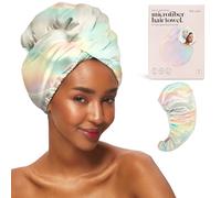 Kitsch Aura Satin-wrapped Microfibre Hair Towel