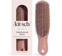 Kitsch Scalp Renewal Brush - Exfoliating & Scalp Massager for Hair Growth, Gentle Head Massage Brush to Remove Buildup, Boost Circulation & Relaxing Head Scrubber for Washing Hair - Terracotta