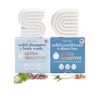Kitsch - Shampoo and Shower Gel, 2-in-1 Conditioner and Shaving Stick for Hair and Body, Made in USA, Vegan Soap, 5