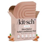 Kitsch Shea Butter Conditioner Bar - Shea Moisture Conditioner for Soft, Hydrated Hair - Solid Hair Conditioner for Hair Care - Paraben, Sulfate & Silicone-Free, Vegan, Made in USA - 2.7 oz