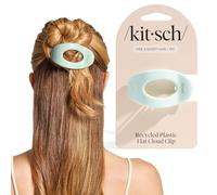 Kitsch Small Flat Claw Clips for Women - Stylish Flat Hair Clips, Strong Hold for Thick & Fine Hair | Non-Slip for Secure, Comfortable All-Day Wear | Ideal Gifts for Women - Sage Leaf