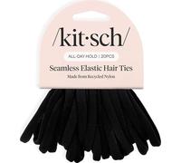 Kitsch Soft Nylon Hair Ties No Damage 20pcs - Black