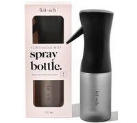 Kitsch Spray Bottle for Hair 150ml - Continuous Water Spray bottle for Hair, Cleaning, Gardening, Versatile Spray Bottles - With Ultra Fine Mist - Made from Recycled Plastic - Black