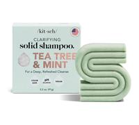 Kitsch Tea Tree & Mint Clarifying Shampoo Vegan & Natural Shampoo Bar Decreases Dandruff & Alleviates My Itchy Scalp 91g