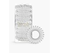 Kitsch Transparent Spiral Plastic Hair Coil Ties Pack of Eight