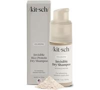 Kitsch Volumizing Rice Protein Dry Shampoo Powder 28g - Invisible | Dry Shampoo for Women & Men, for Light-to-Medium Hair, No White Cast, Absorbs Oil, Non-Greasy, Fragrance-Free, Travel Size