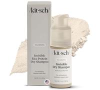 Kitsch Volumizing Rice Protein Dry Shampoo Powder - Dry Shampoo for Women & Men, No White Cast, Absorbs Oil, Non-Greasy, Light-to-medium Hair Colors, Travel Size | Ideal Gifts for Women- Invisible 1oz