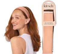 Kitsch Wide Headbands for Women - Fashion Sports Headband for Workout, Yoga, Gym, Running, Exercise | Stretchy Head Bands for Women’s Hair | Hair Accessories for Women - Rosewood, 3pcs