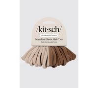 Kitsch Women's Nylon Hair Elastics 20pc Set - Blush Kitsch Blush