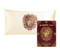 Kitsch x Harry Potter Gryffindor Satin Pillowcase with Zipper for Hair & Skin - Double-Sided, Softer Than Silk, Wrinkle-Free, Machine Washable, Frizz Control, Breakout Prevention - King Size (19x36)