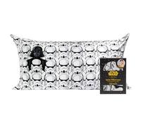 Kitsch x Star Wars Darth Vader & Stormtroopers Satin Pillowcase with Zipper | Better Than Silk Pillowcase | Frizz-Reducing Pillow Case for Hair & Skin Care, Cooling & Breathable - King