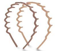 Kitsch Zig Zag Headbands for Women 2pcs - Neutral