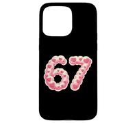 Kitschy Cute 67 Kawaii Clouds Valentine's Day Girls Humor Case for iPhone 15 Pro Max