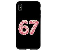 Kitschy Cute 67 Kawaii Clouds Valentine's Day Girls Humor Case for iPhone XS Max