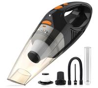 kitsky Handheld Cordless Vacuum Cleaner - Lightweight Car Vacuum Cleaner - 12000PA Powerful Suction, Long Battery Life, Led Lights, Waterproof Hepa Filter - for Car, Stair, Sofa, Pet, Corner Cleaning
