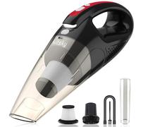 kitsky Handheld Vacuum - Car Vacuum Cleaner Cordless with Powerful Suction, Portable HandHeld Vacuuming Cordless - for Sofas, Mattresses, and Windows (Red(16000PA))