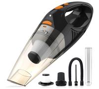 kitsky WZW-007A Handheld Cordless Vacuum - 12000Pa Suction, Waterproof HEPA, LED Lights, 650g Lightweight Car & Home Cleaner