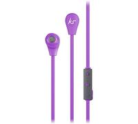 KitSound Bounce Bluetooth Wireless In-Ear Headphone with Call-Handling Function and Microphone, Purple