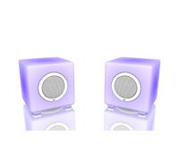 KitSound Glow LED Wireless Waterproof and Dustproof Bluetooth Twin Outdoor Waterproof Speakers with Remote