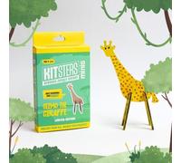 KITSTERS DIY Minis: Gizmo The Giraffe | Animal Shape MDF Cut Out | Assemble It - Paint On It | Ideal Birthday Return Gift Item | Art & Craft | Fun Activity for Kids | Detailed Video Workshop Included