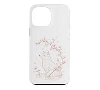 Kitsune Fox Cherry Blossoms Meditation Zen Yoga Life Women Case for iPhone 13 Pro Max