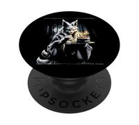 Kitsune Fox Mask Birthday Cake Bday Funny Party Spooky PopSockets Adhesive PopGrip