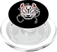 Kitsune Fox Mask Tattoo PopSockets PopGrip for MagSafe