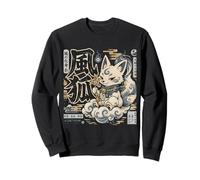 Kitsune Fox Spirit Japanese Mythology Wind Creature Sweatshirt
