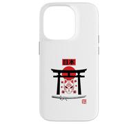 Kitsune Mask Japan Maple Leaf Torii Gate Spirit Case for iPhone 14 Pro