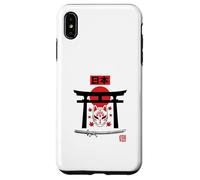 Kitsune Mask Japan Maple Leaf Torii Gate Spirit Case for iPhone XS Max
