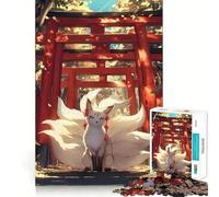Kitsune Mystic Gateway Portal Adult Jigsaw Puzzle1000 Pieces Brain Exercise Accurate Cut Home Activity Festive Gift (38x26cm)